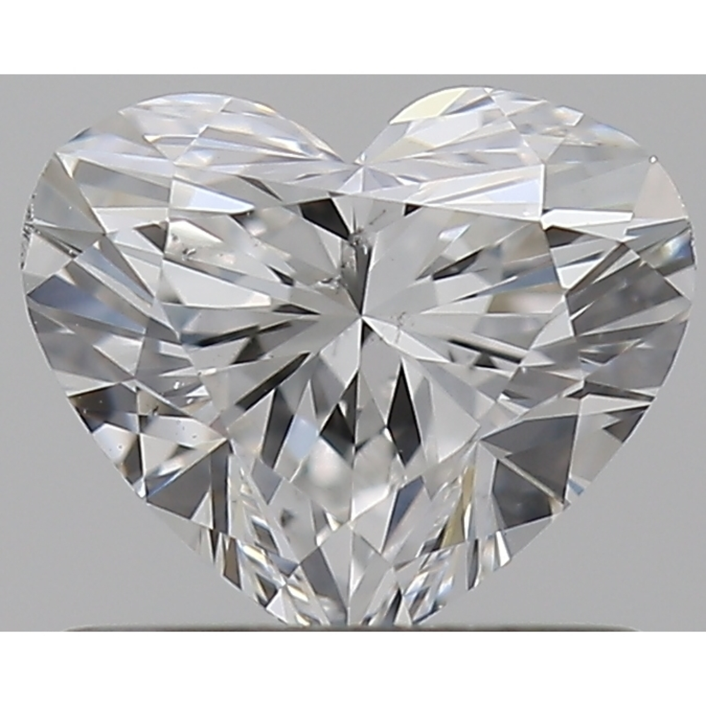 0.70 Carat Heart Loose Diamond, F, SI1, Ideal, GIA Certified