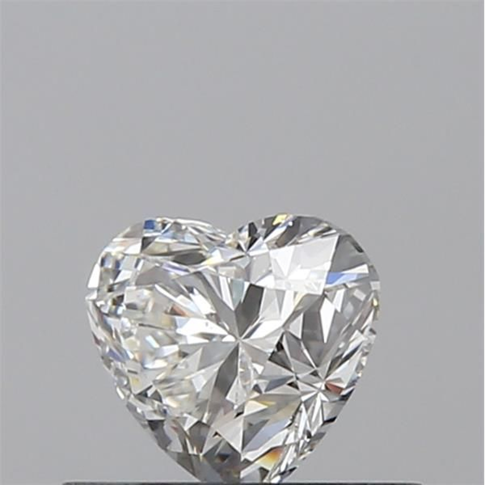 0.50 Carat Heart Loose Diamond, H, VS2, Super Ideal, GIA Certified