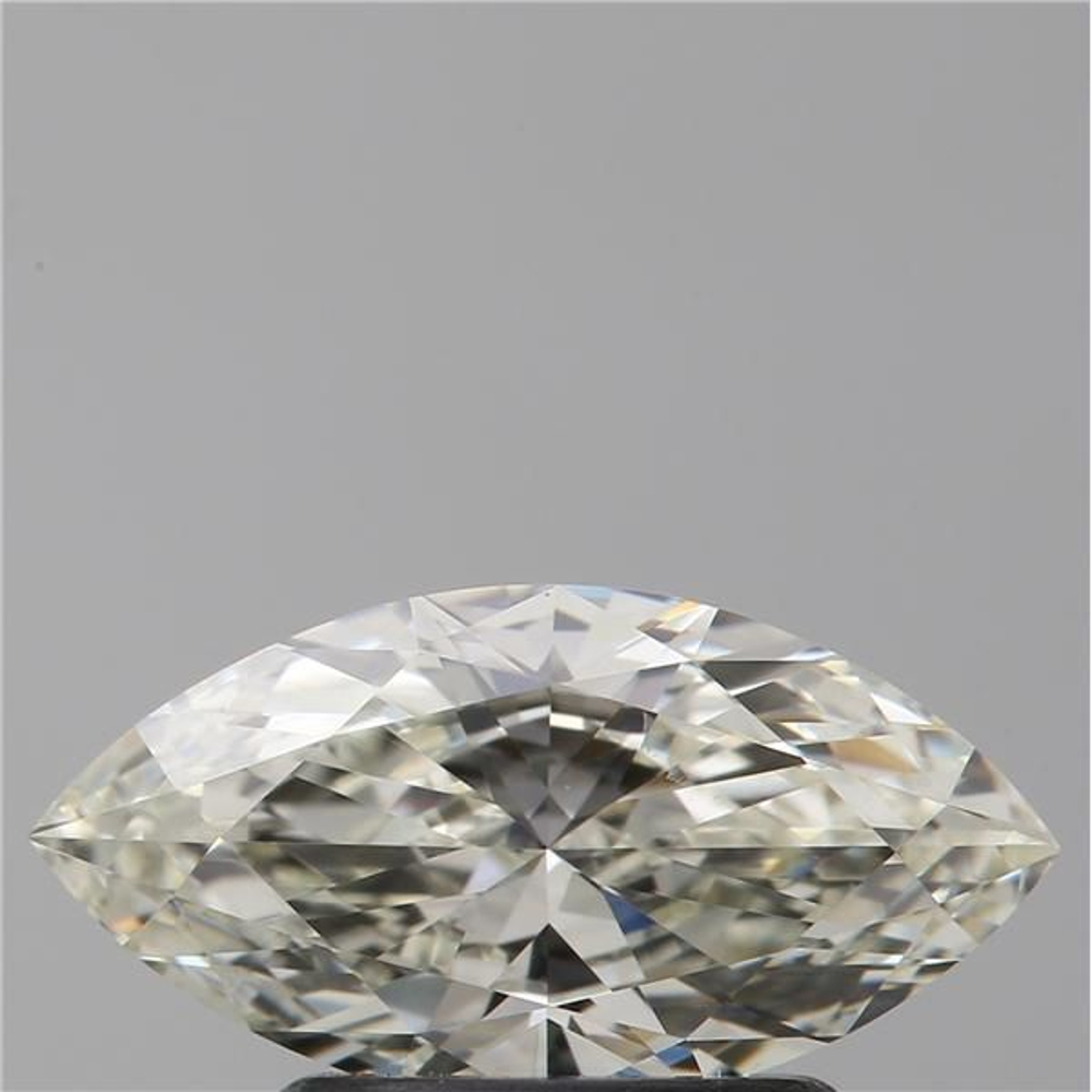 1.00 Carat Marquise Loose Diamond, K, SI2, Super Ideal, GIA Certified | Thumbnail
