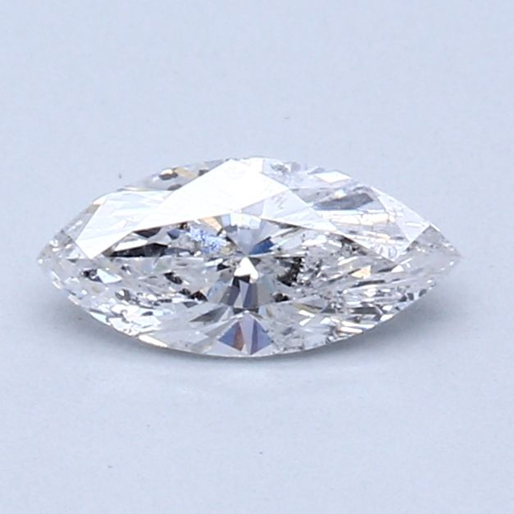 0.47 Carat Marquise Loose Diamond, E, I2, Very Good, GIA Certified