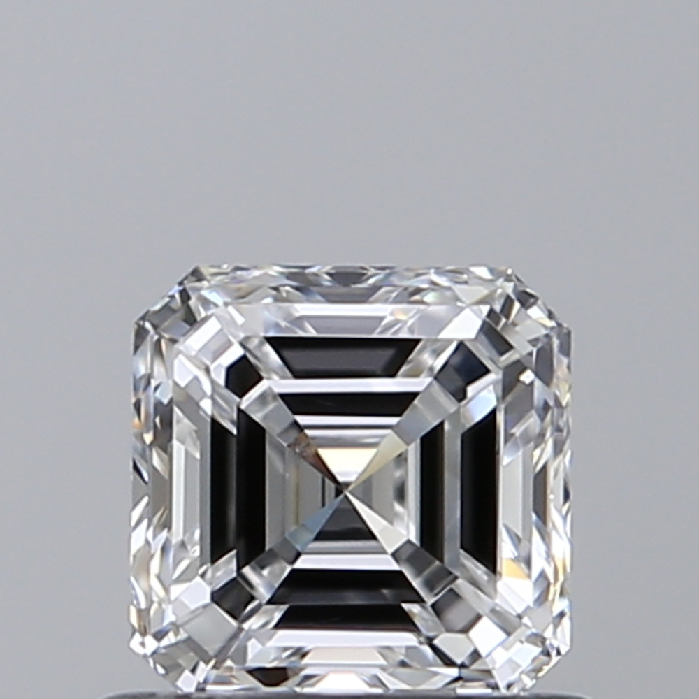 0.70 Carat Asscher Loose Diamond, E, VS2, Ideal, GIA Certified