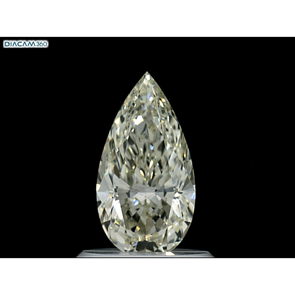 0.71 Carat Pear Loose Diamond, K, VS1, Ideal, GIA Certified