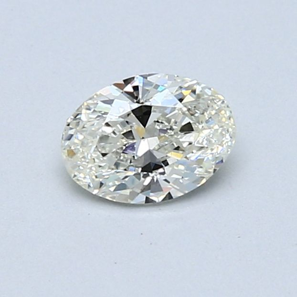 0.54 Carat Oval Loose Diamond, J, VVS1, Ideal, GIA Certified | Thumbnail