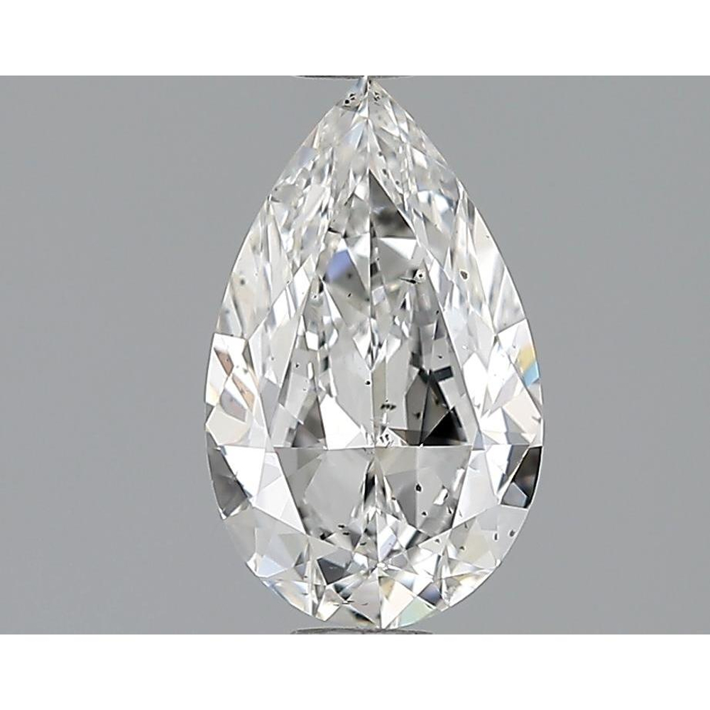 1.00 Carat Pear Loose Diamond, F, SI2, Super Ideal, GIA Certified | Thumbnail