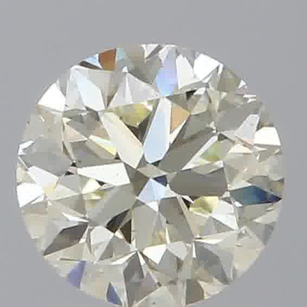 0.80 Carat Round Loose Diamond, N, VS1, Very Good, GIA Certified | Thumbnail