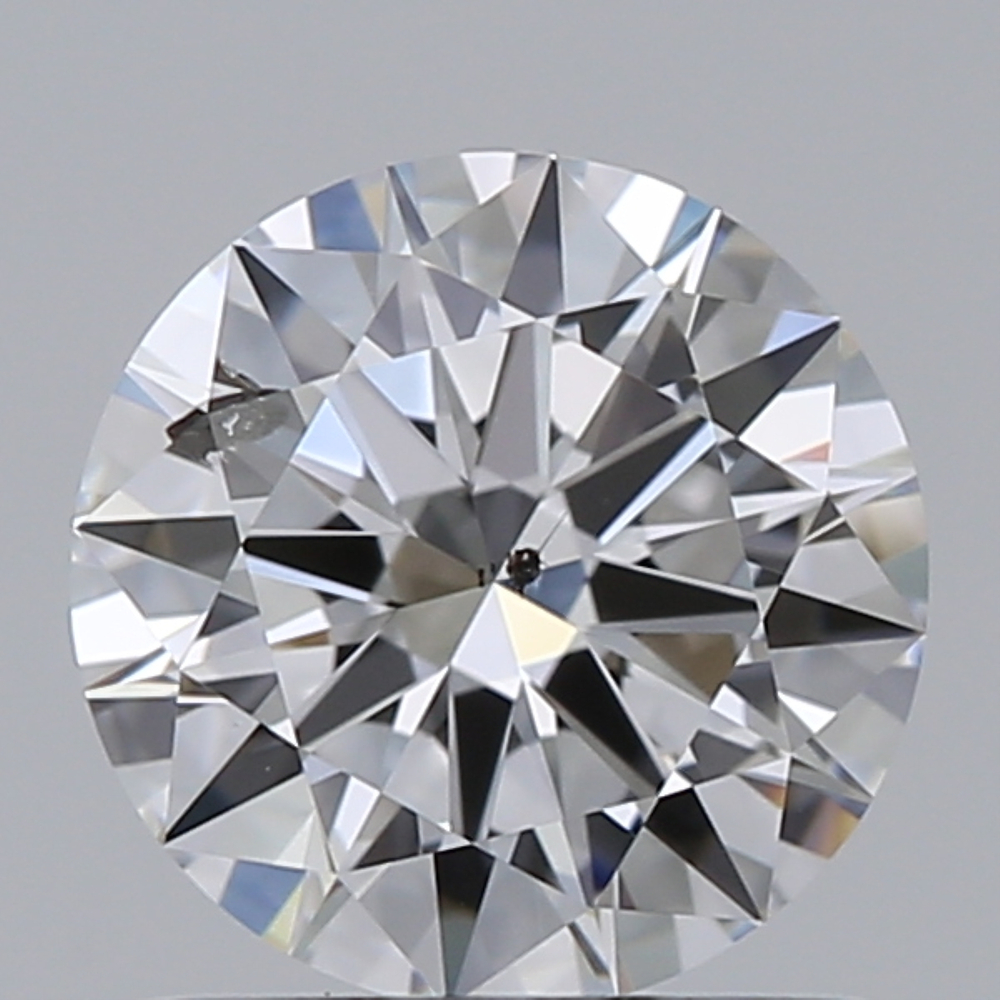 0.90 Carat Round Loose Diamond, D, SI2, Excellent, GIA Certified | Thumbnail
