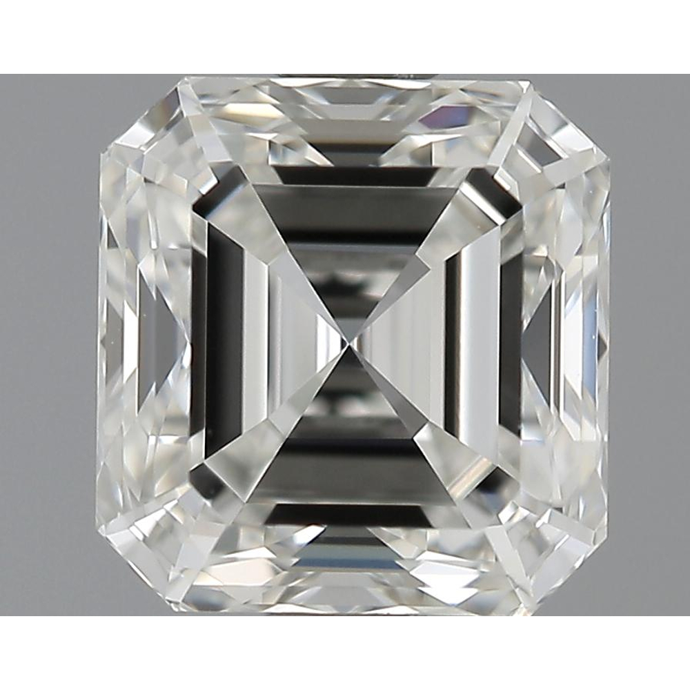 1.00 Carat Asscher Loose Diamond, H, VS1, Ideal, GIA Certified
