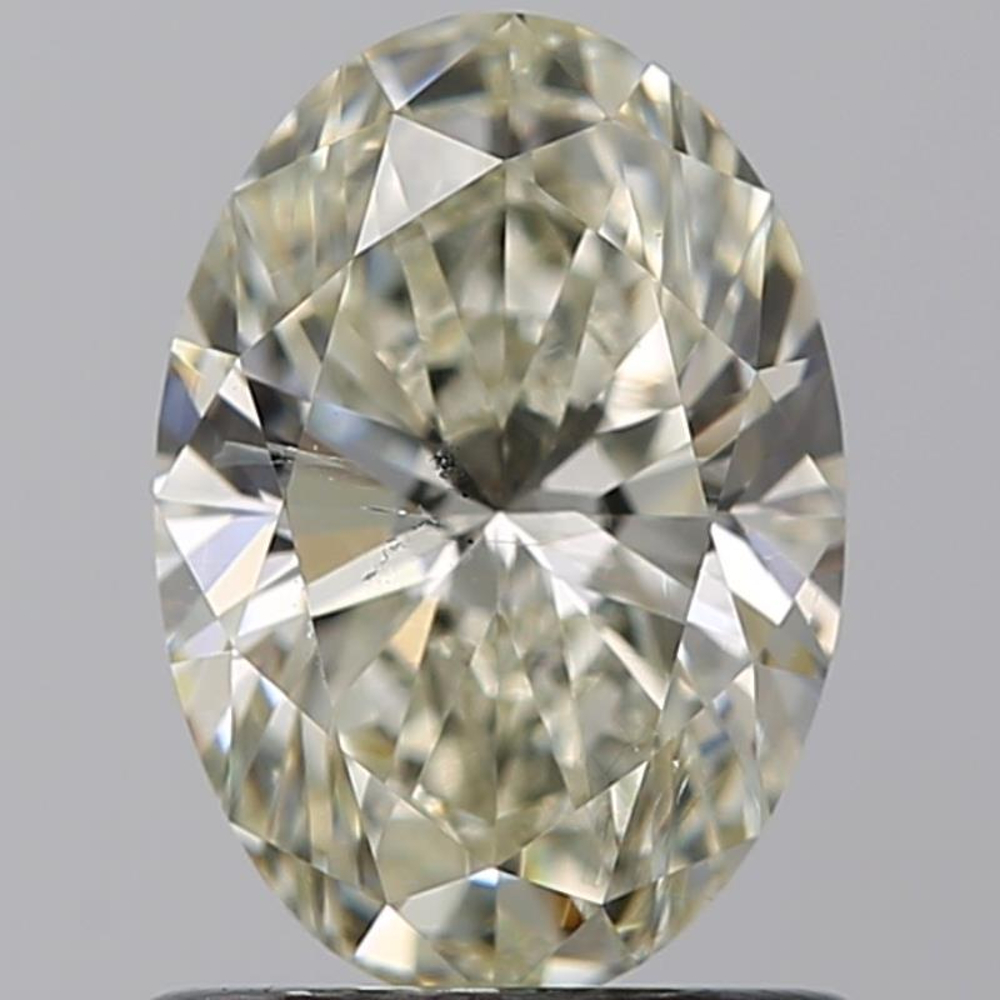 1.00 Carat Oval Loose Diamond, K, SI2, Ideal, GIA Certified | Thumbnail