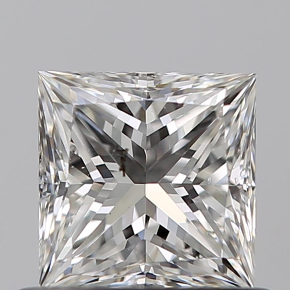 0.61 Carat Princess Loose Diamond, F, SI1, Ideal, GIA Certified | Thumbnail
