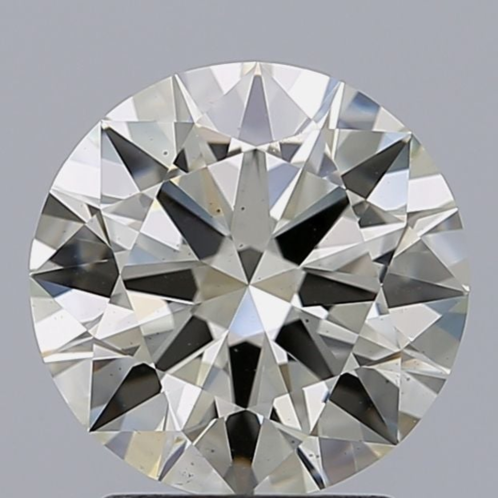 2.01 Carat Round Loose Diamond, M, VS2, Super Ideal, GIA Certified