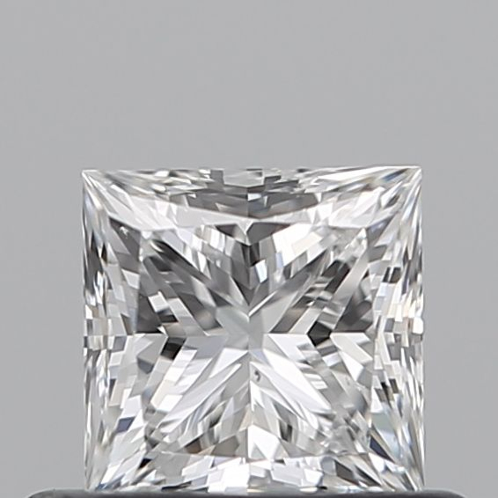 0.50 Carat Princess Loose Diamond, E, VS2, Super Ideal, GIA Certified
