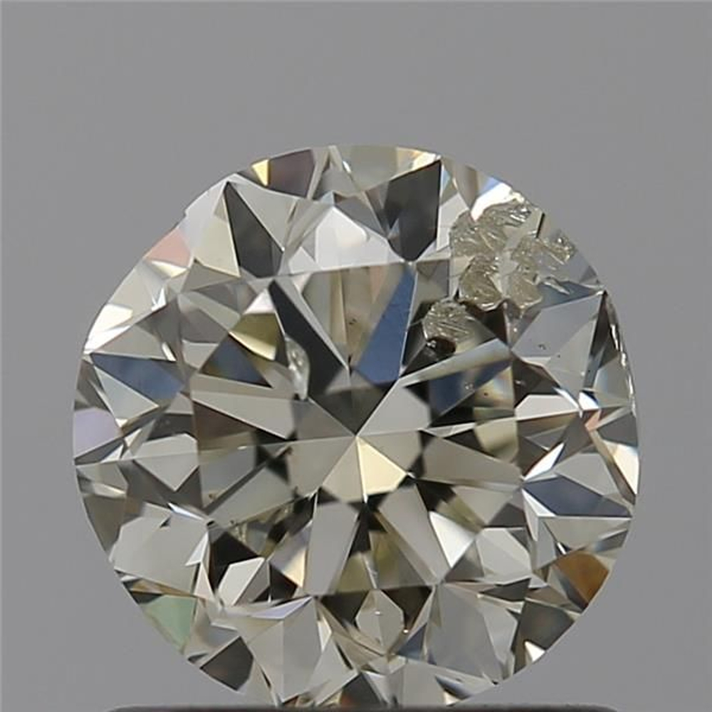1.00 Carat Round Loose Diamond, K, I1, Good, GIA Certified