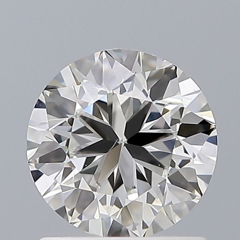 1.00 Carat Round Loose Diamond, H, VS2, Ideal, GIA Certified