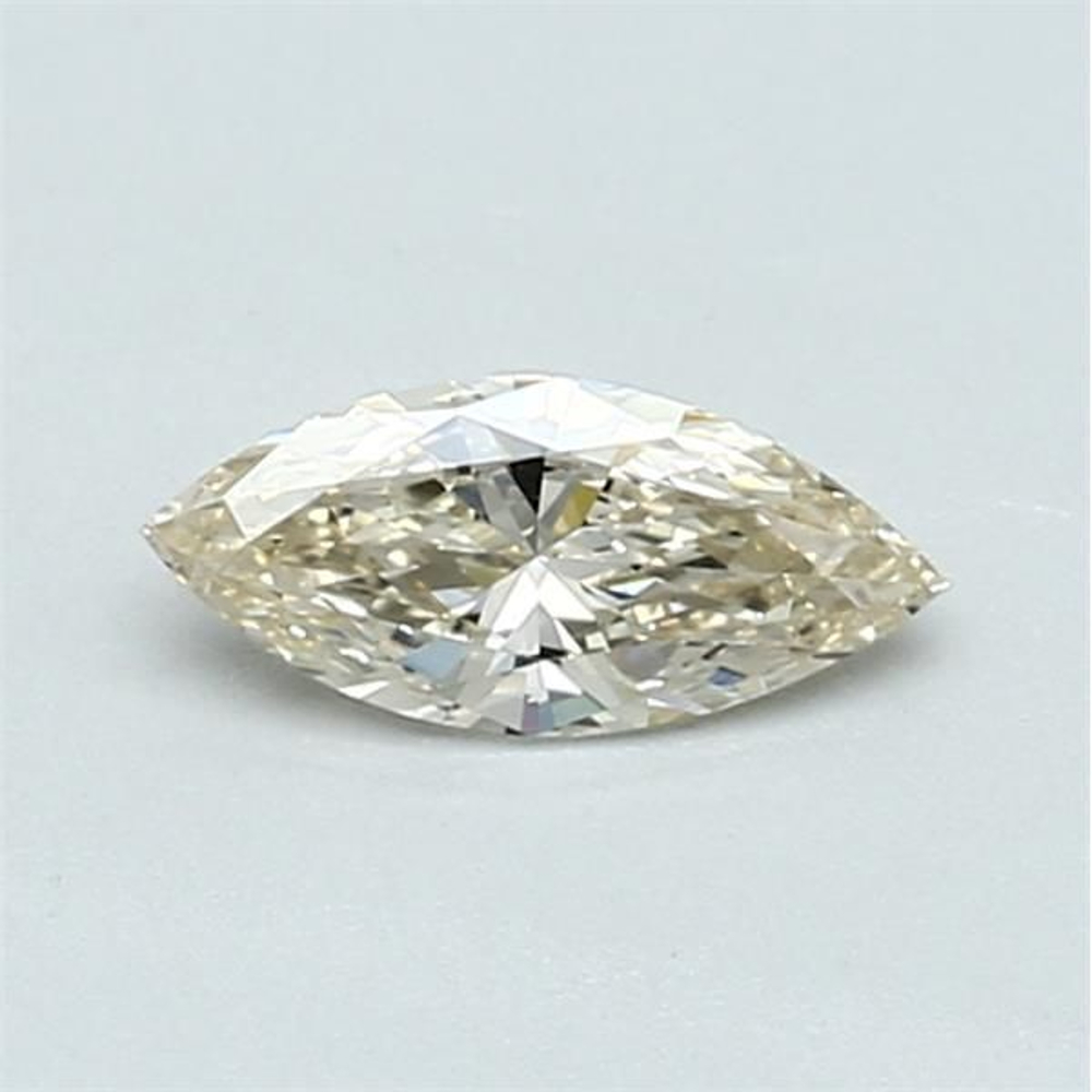 0.32 Carat Marquise Loose Diamond, N Very Light Brown, VVS2, Ideal, GIA Certified
