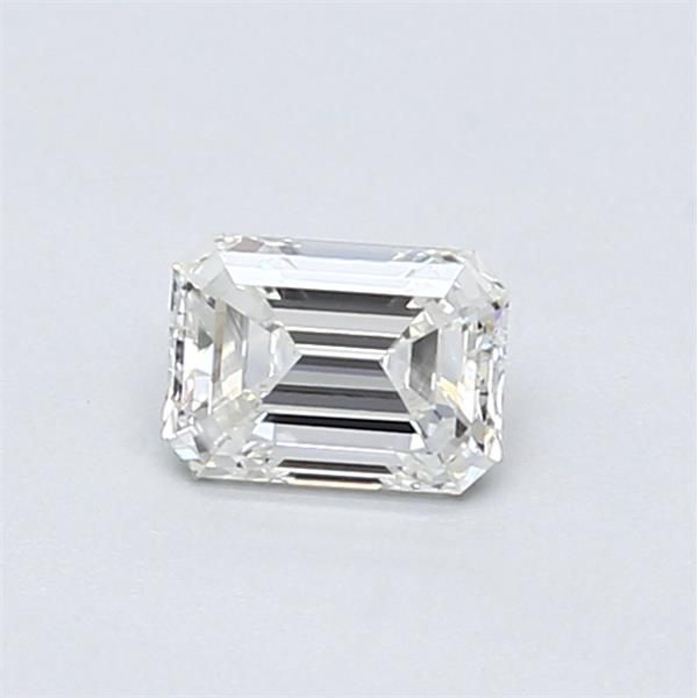 0.41 Carat Emerald Loose Diamond, H, VVS1, Ideal, GIA Certified | Thumbnail
