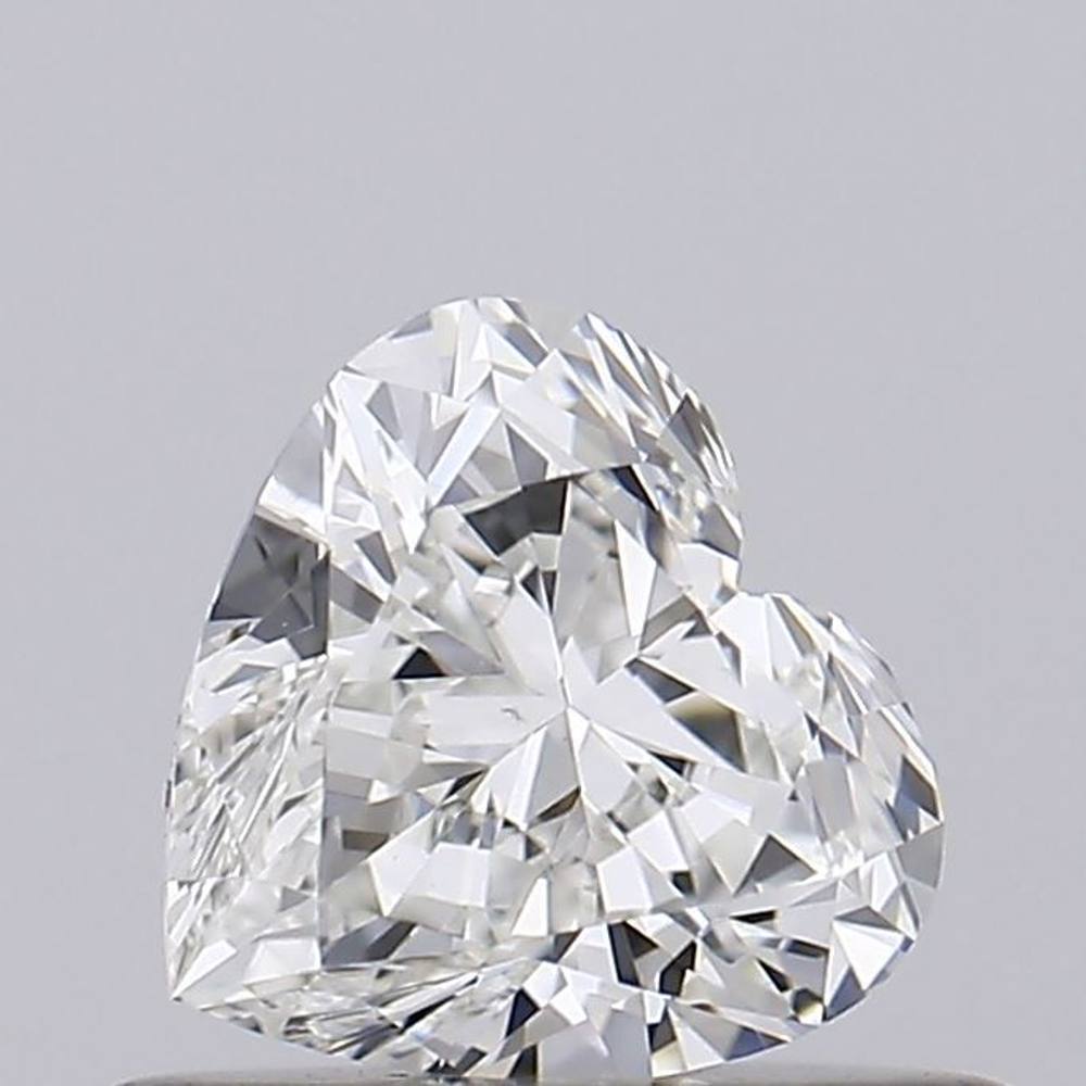 0.45 Carat Heart Loose Diamond, H, VS1, Super Ideal, GIA Certified