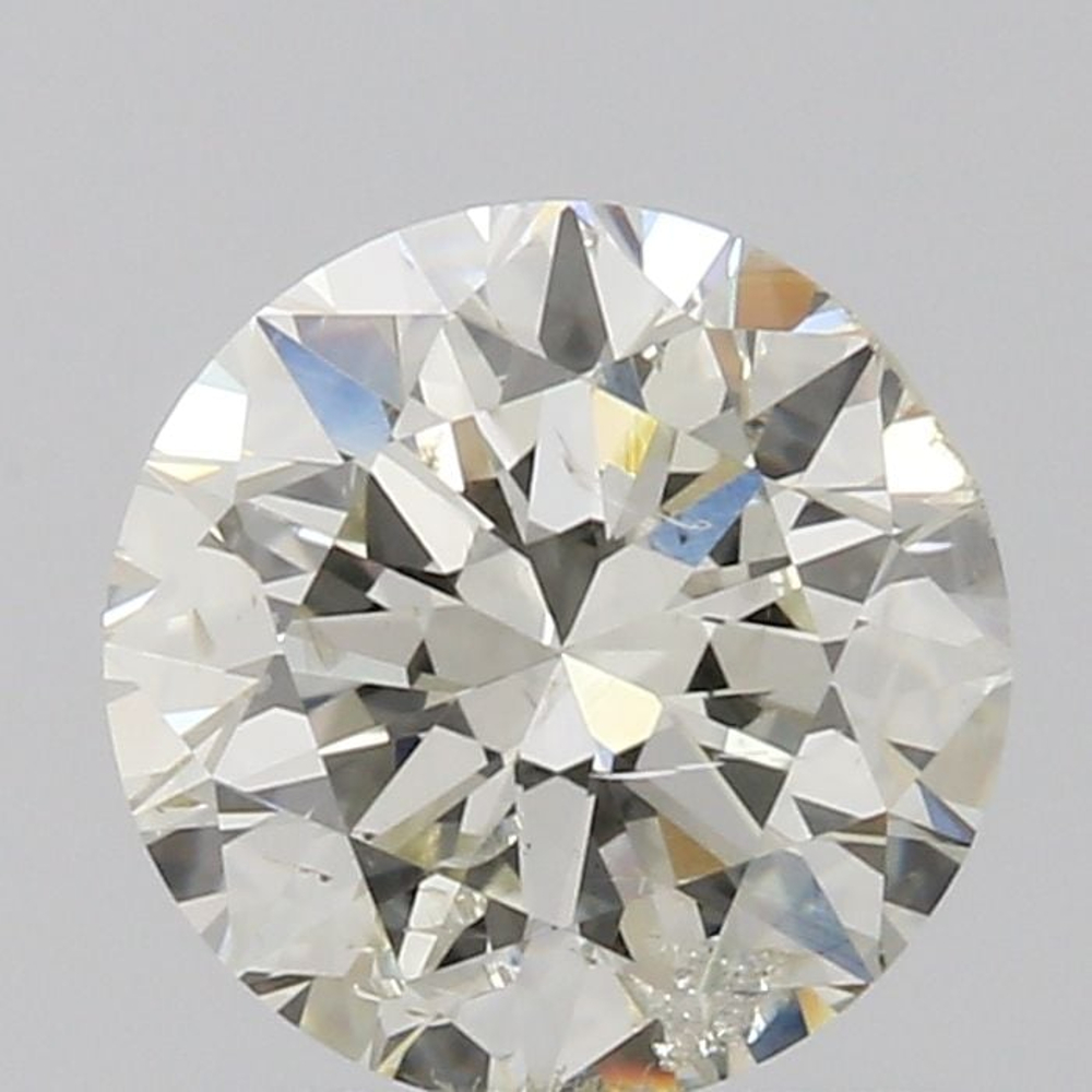 1.00 Carat Round Loose Diamond, K, I1, Excellent, GIA Certified