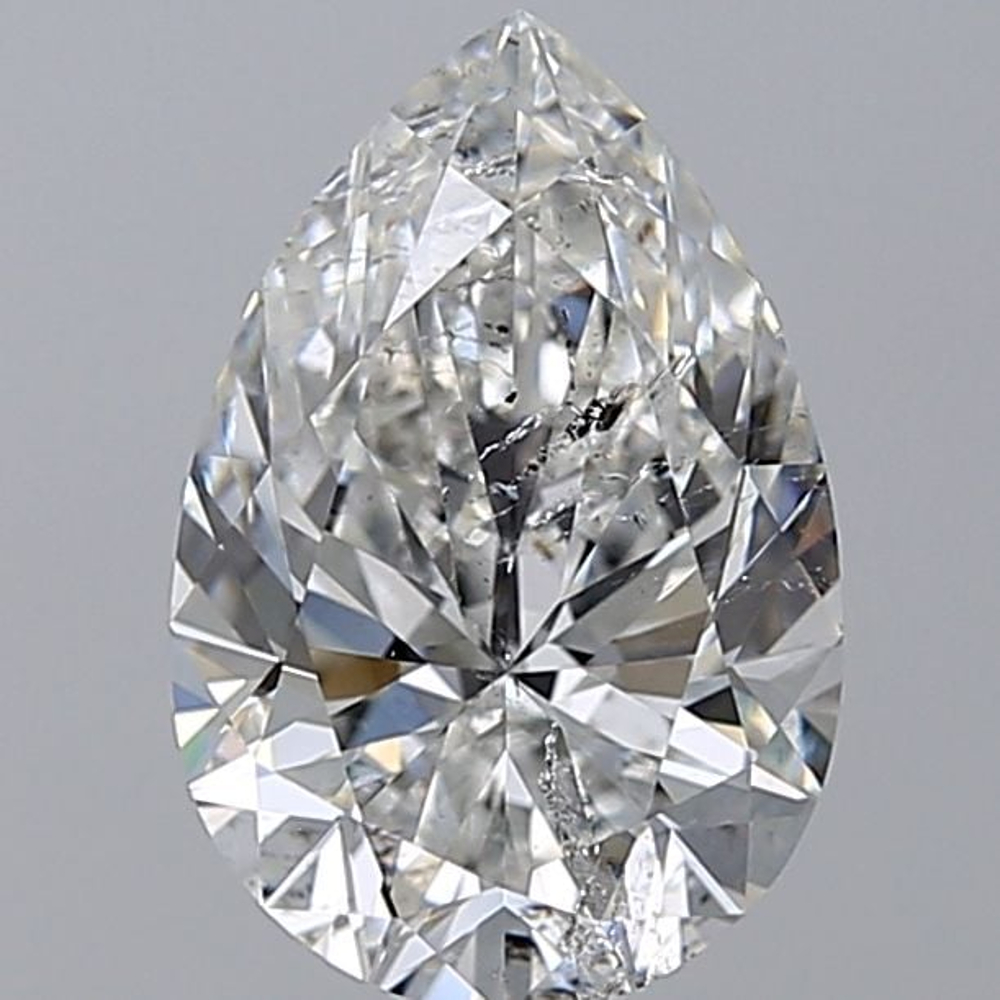 2.14 Carat Pear Loose Diamond, F, SI2, Super Ideal, GIA Certified | Thumbnail