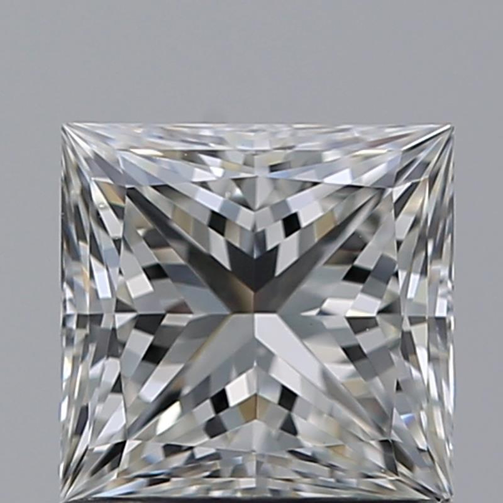 1.00 Carat Princess Loose Diamond, H, VS2, Super Ideal, GIA Certified