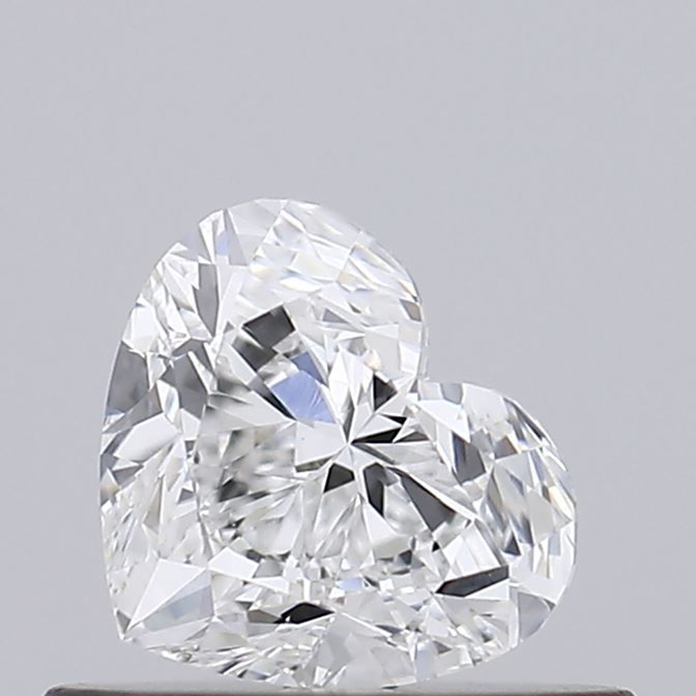 0.50 Carat Heart Loose Diamond, F, VVS2, Ideal, GIA Certified