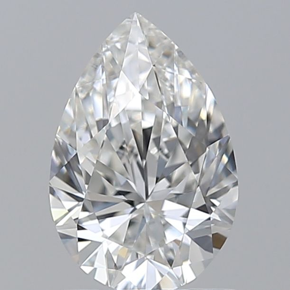 0.90 Carat Pear Loose Diamond, F, VVS2, Super Ideal, GIA Certified | Thumbnail