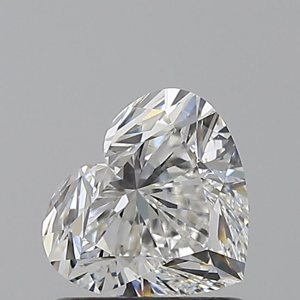 1.00 Carat Heart Loose Diamond, F, VS1, Super Ideal, GIA Certified