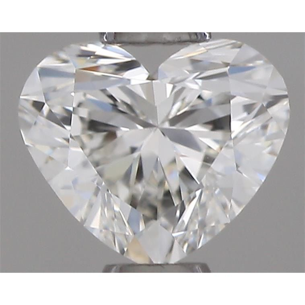 0.40 Carat Heart Loose Diamond, H, VVS1, Super Ideal, GIA Certified