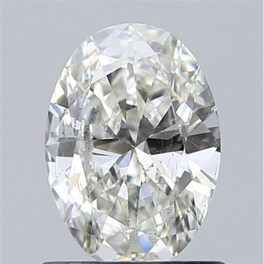0.72 Carat Oval Loose Diamond, I, SI2, Ideal, GIA Certified | Thumbnail