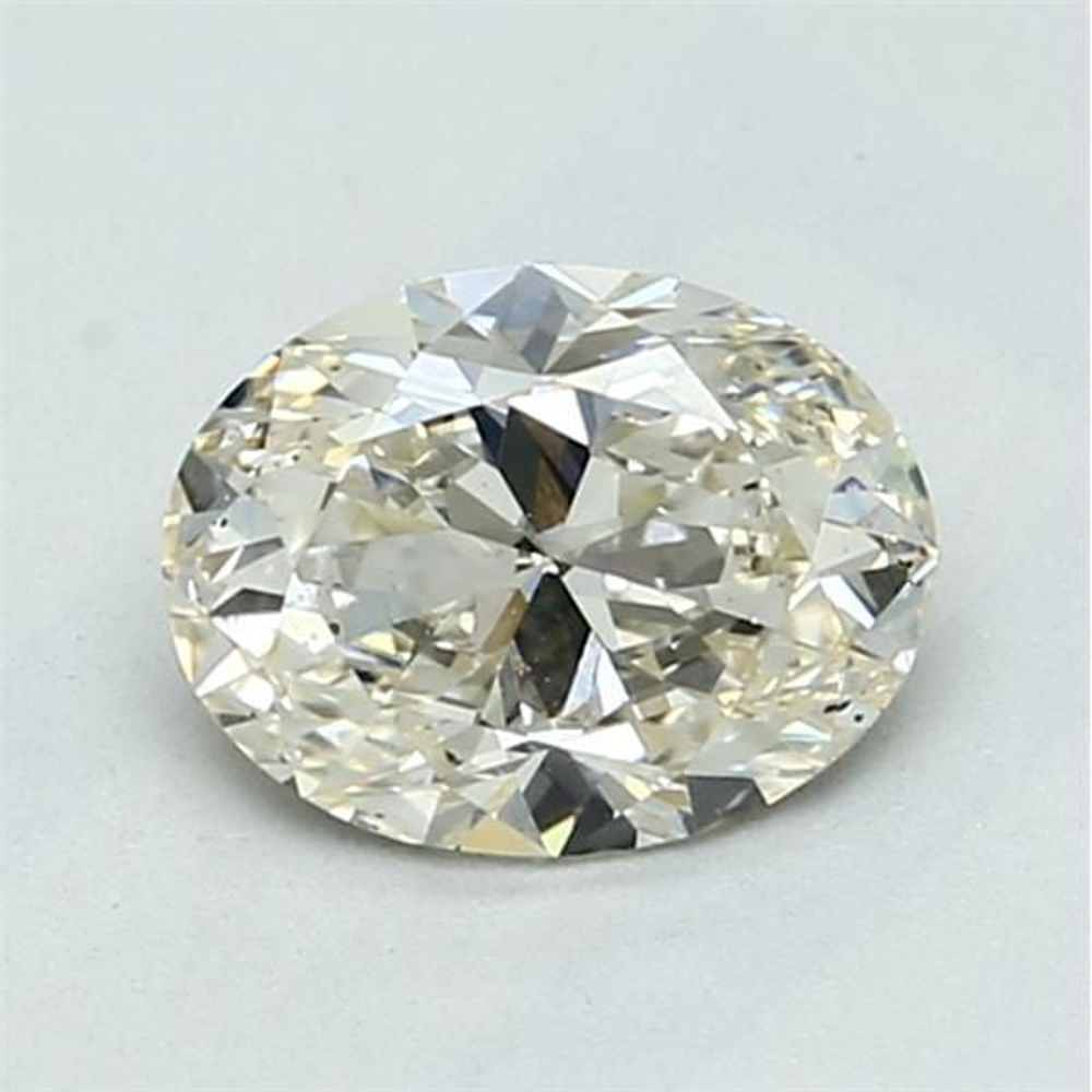 1.01 Carat Oval Loose Diamond, K Faint Brown, SI1, Ideal, GIA Certified | Thumbnail
