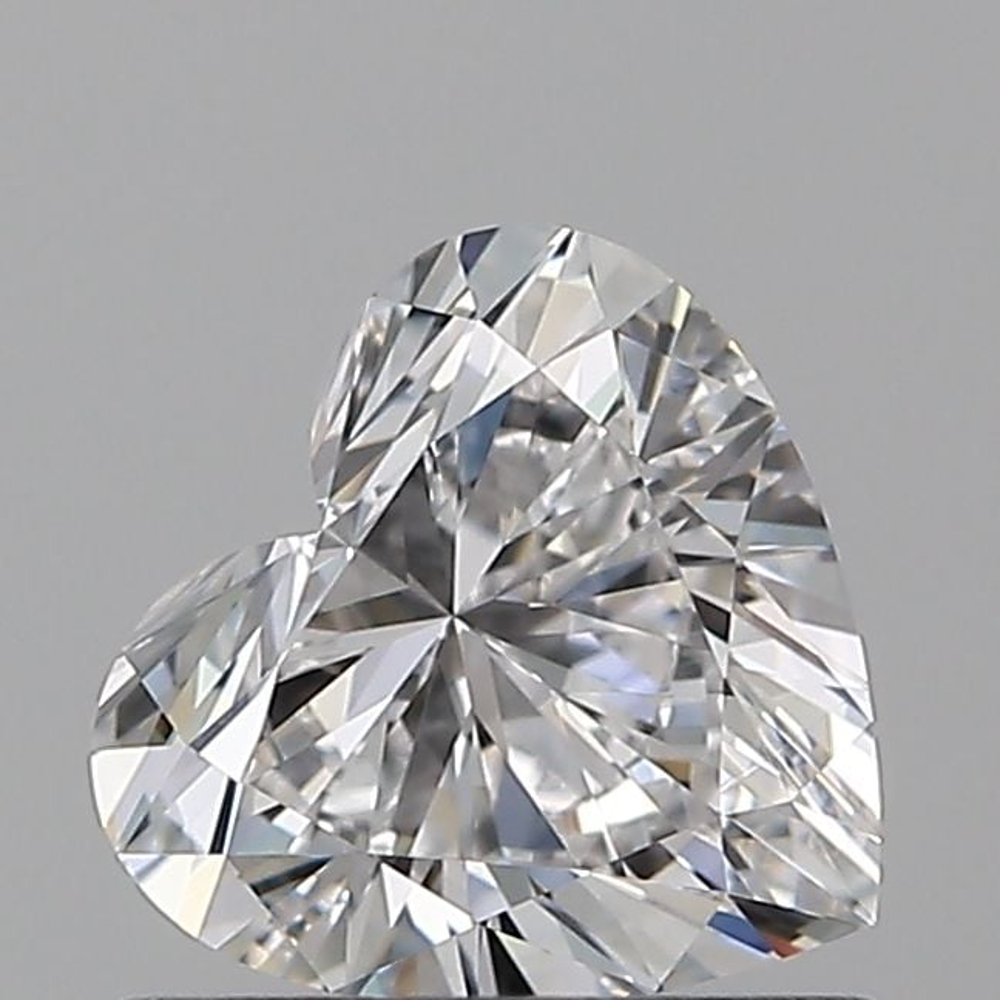 0.60 Carat Heart Loose Diamond, D, VVS1, Super Ideal, GIA Certified | Thumbnail