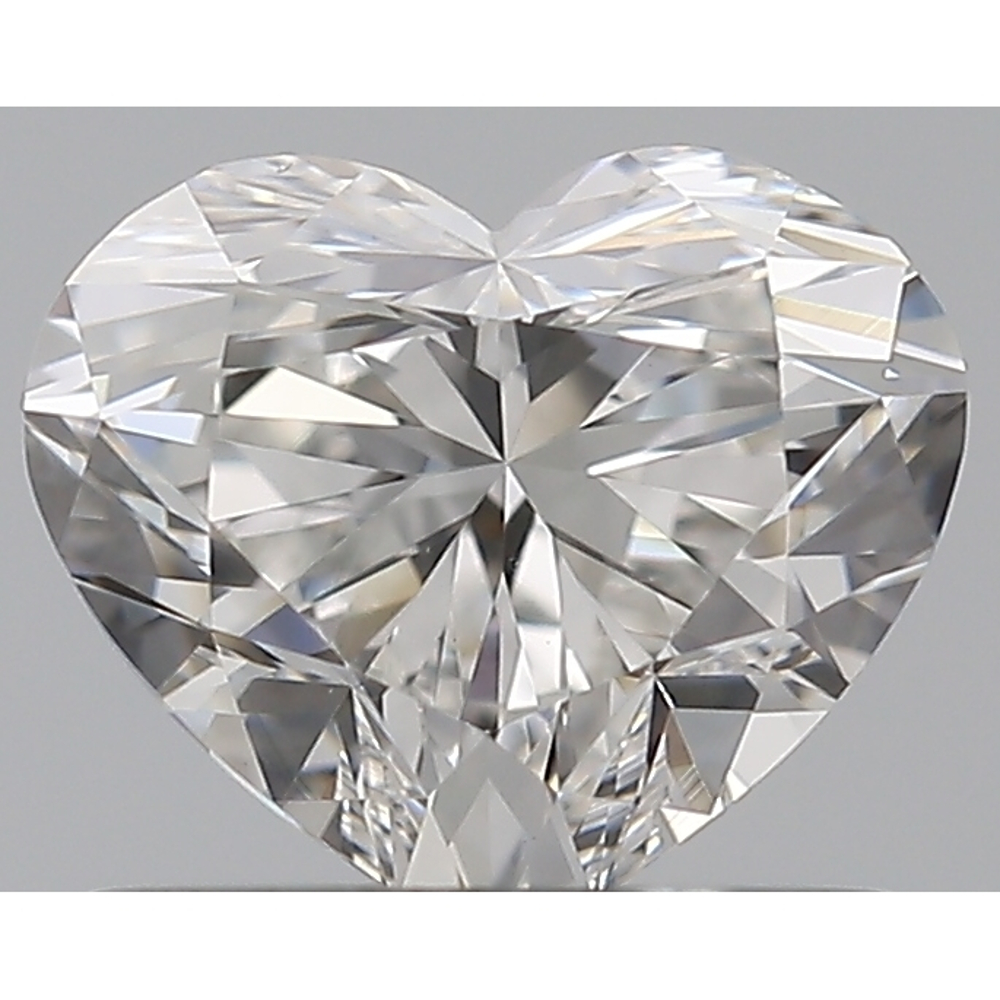 0.72 Carat Heart Loose Diamond, F, VS1, Ideal, GIA Certified