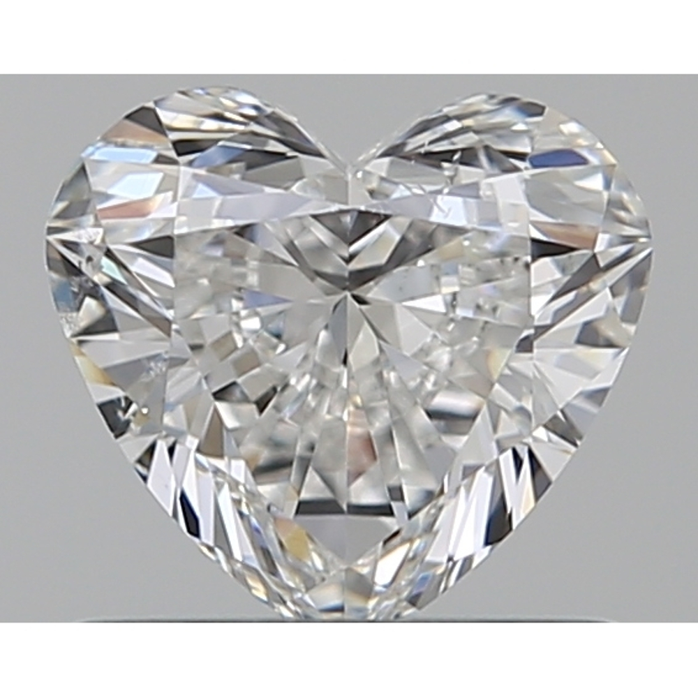 0.71 Carat Heart Loose Diamond, F, SI1, Ideal, GIA Certified | Thumbnail