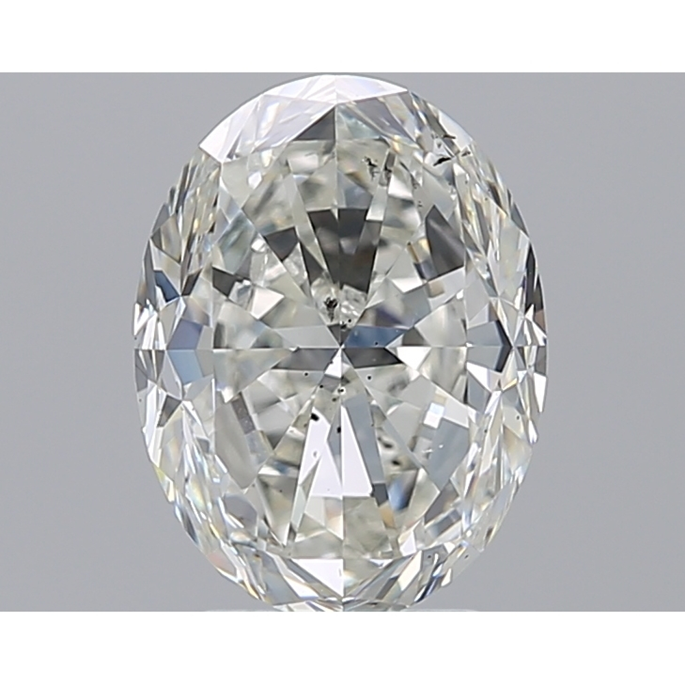 3.00 Carat Oval Loose Diamond, H, SI1, Ideal, GIA Certified