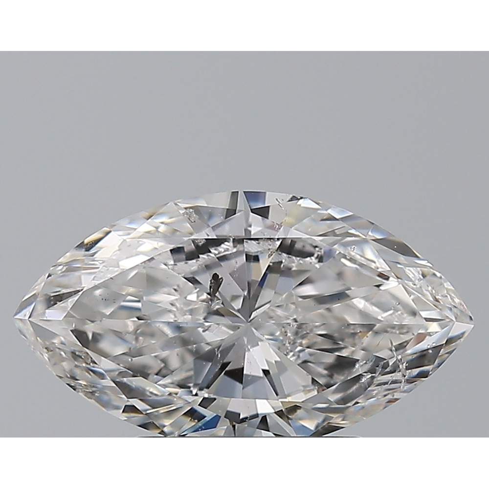 1.70 Carat Marquise Loose Diamond, E, SI2, Ideal, GIA Certified