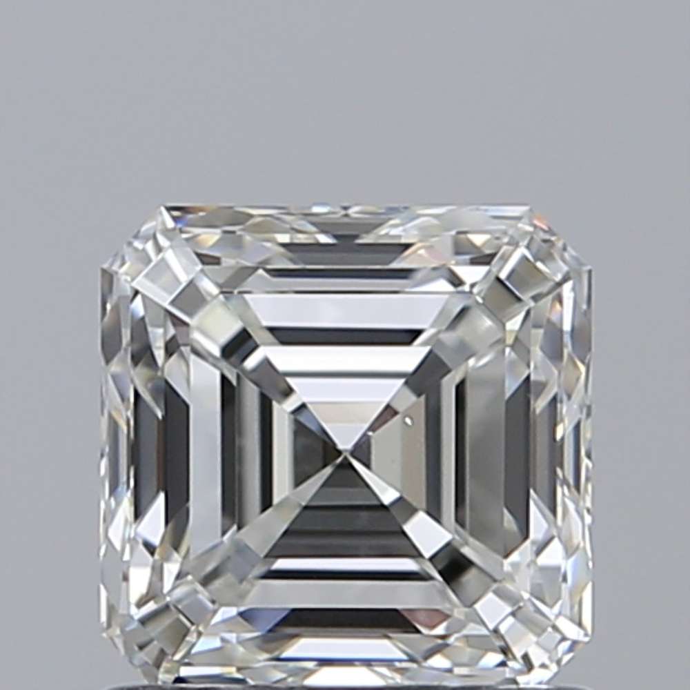1.00 Carat Asscher Loose Diamond, H, VS2, Ideal, GIA Certified