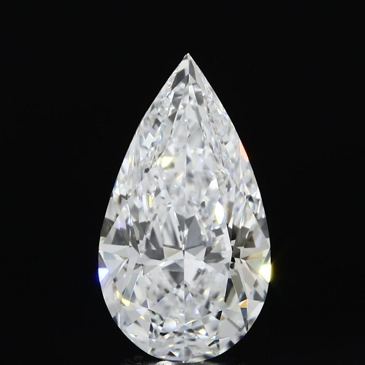 3.15 Carat Pear Loose Diamond, D, IF, Super Ideal, GIA Certified | Thumbnail