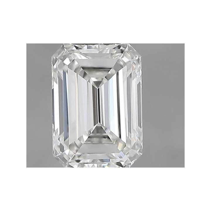 0.53 Carat Emerald Loose Diamond, H, VVS2, Ideal, GIA Certified | Thumbnail