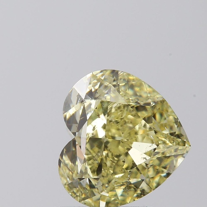 1.71 Carat Heart Loose Diamond, Y, SI2, Ideal, GIA Certified