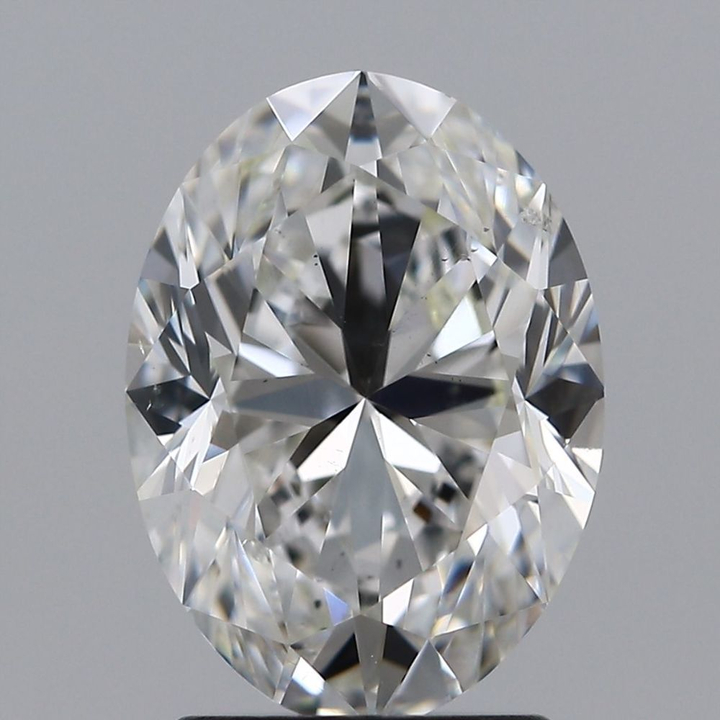 2.01 Carat Oval Loose Diamond, E, SI1, Ideal, GIA Certified | Thumbnail