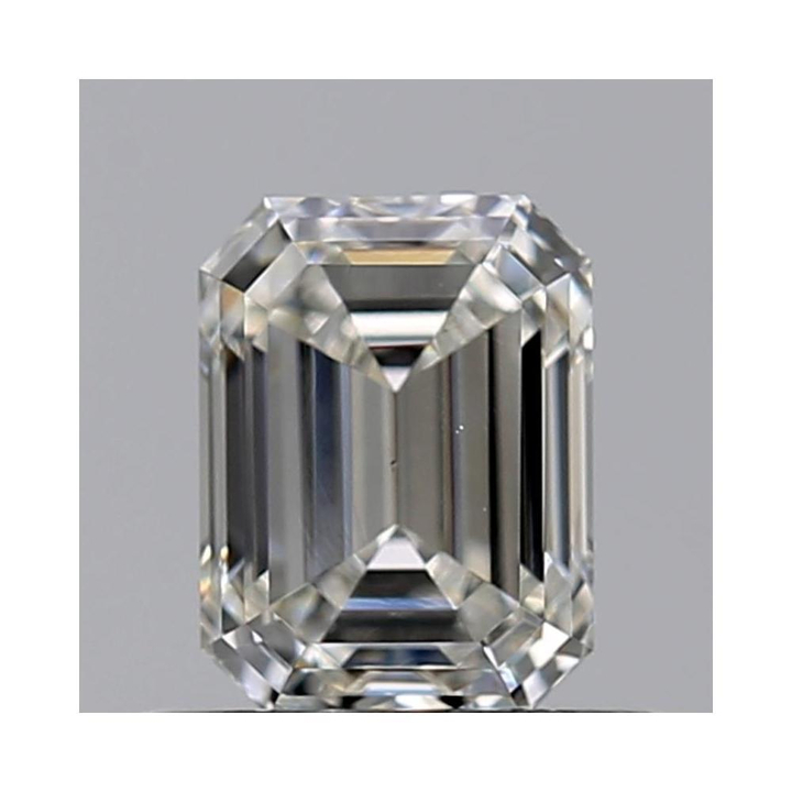 0.61 Carat Emerald Loose Diamond, H, VS2, Ideal, GIA Certified | Thumbnail