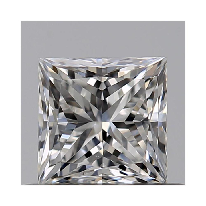 0.50 Carat Princess Loose Diamond, F, VVS2, Excellent, GIA Certified | Thumbnail