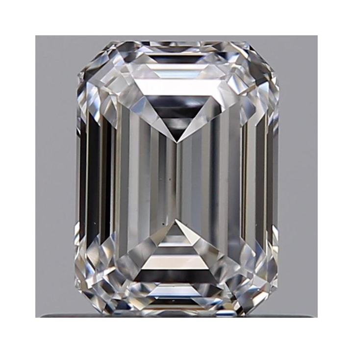 0.57 Carat Emerald Loose Diamond, D, VS1, Ideal, GIA Certified | Thumbnail