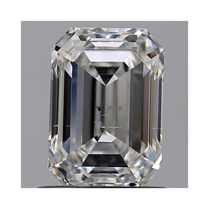 1.00 Carat Emerald Loose Diamond, E, SI1, Ideal, GIA Certified | Thumbnail