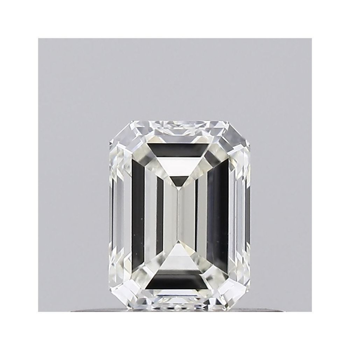 0.50 Carat Emerald Loose Diamond, J, VVS2, Ideal, GIA Certified