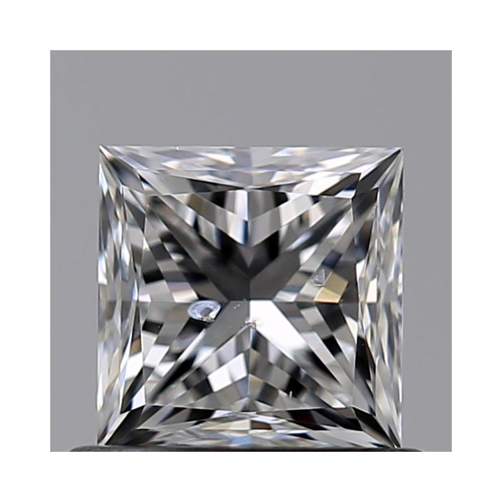 0.70 Carat Princess Loose Diamond, F, SI2, Very Good, GIA Certified