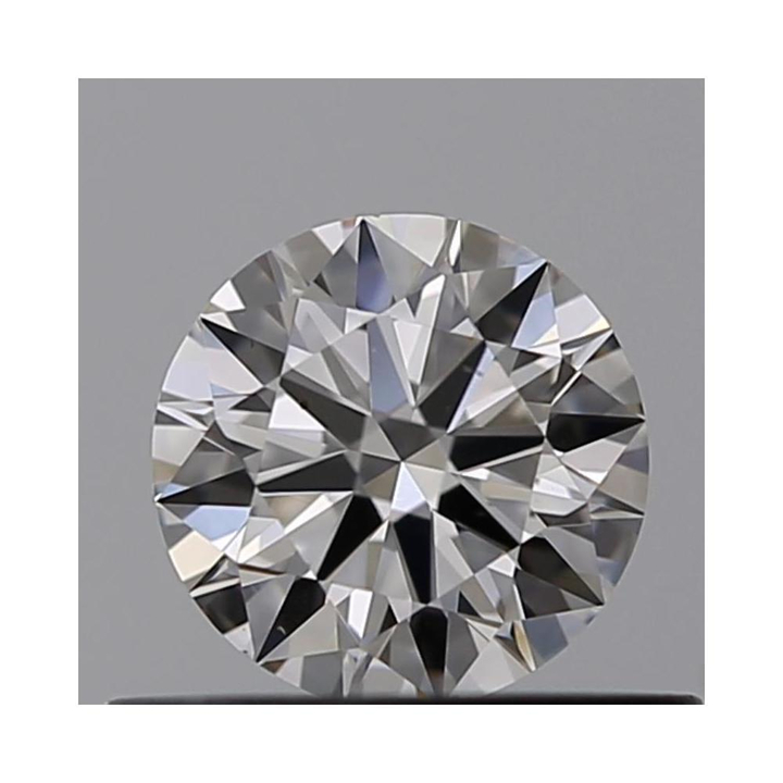 0.45 Carat Round Loose Diamond, F, VS2, Super Ideal, GIA Certified