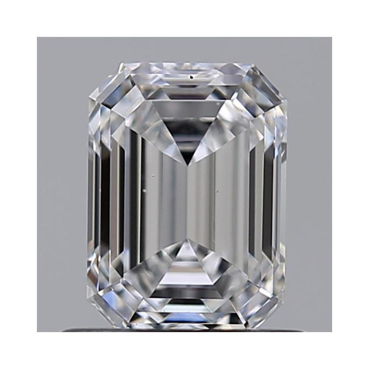 0.73 Carat Emerald Loose Diamond, D, VS2, Super Ideal, GIA Certified | Thumbnail