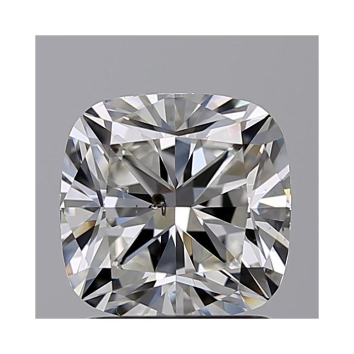 1.50 Carat Cushion Loose Diamond, G, SI2, Ideal, GIA Certified