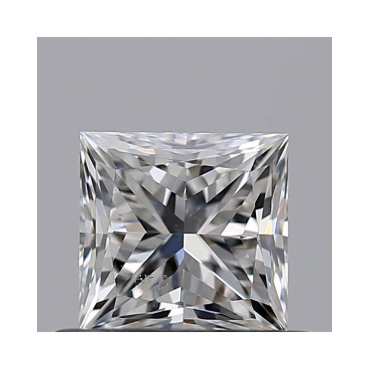 0.50 Carat Princess Loose Diamond, F, SI1, Excellent, GIA Certified