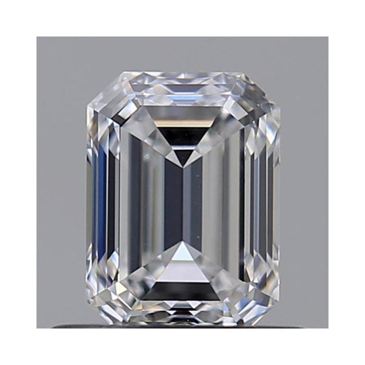 0.60 Carat Emerald Loose Diamond, D, VVS2, Super Ideal, GIA Certified | Thumbnail